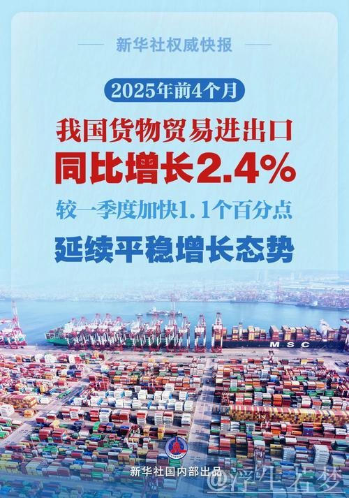 前4月我国外贸延续平稳增长态势